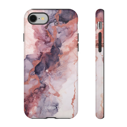 Royal Purple Marble - iPhone Tough Case