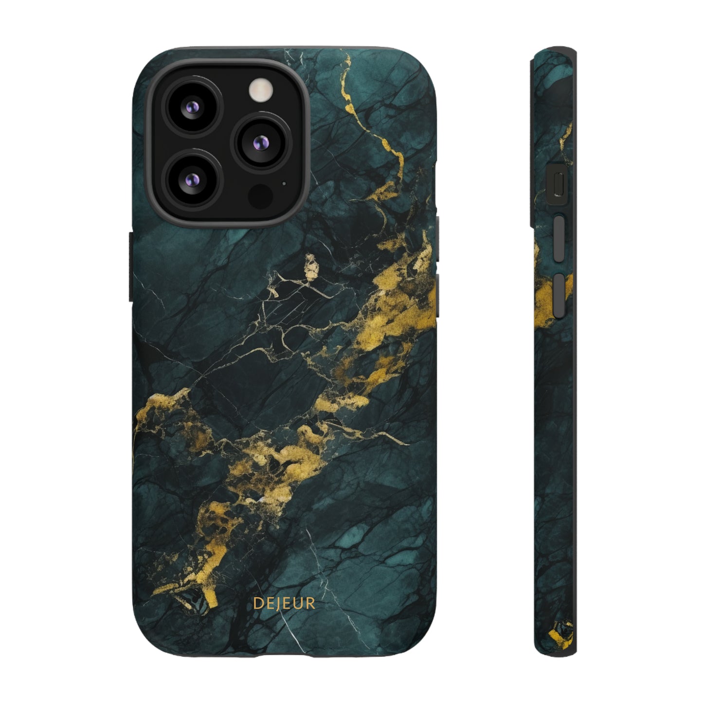 Gold Shadow Marble - iPhone Tough Case