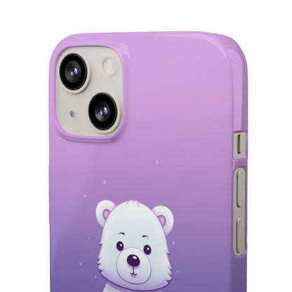 Violet Bear - iPhone Snap Case