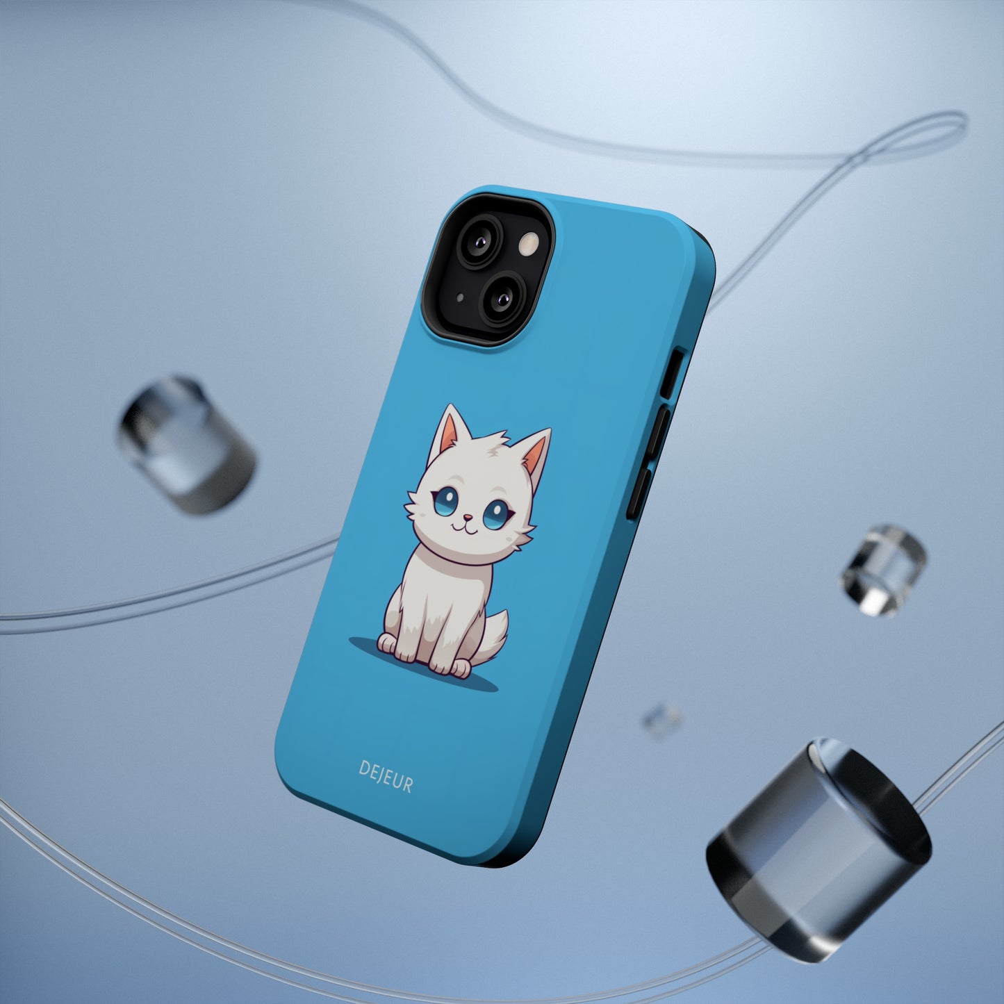 Little Blue Eyed Cat - iPhone MagSafe Tough Case