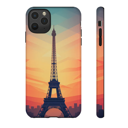 Eiffel Tower Sunset - iPhone Tough Case