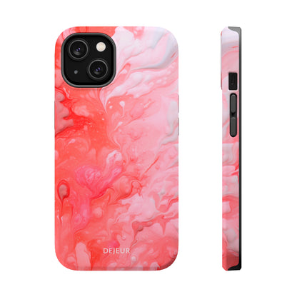 Rose Pink Marble - iPhone MagSafe Tough Case