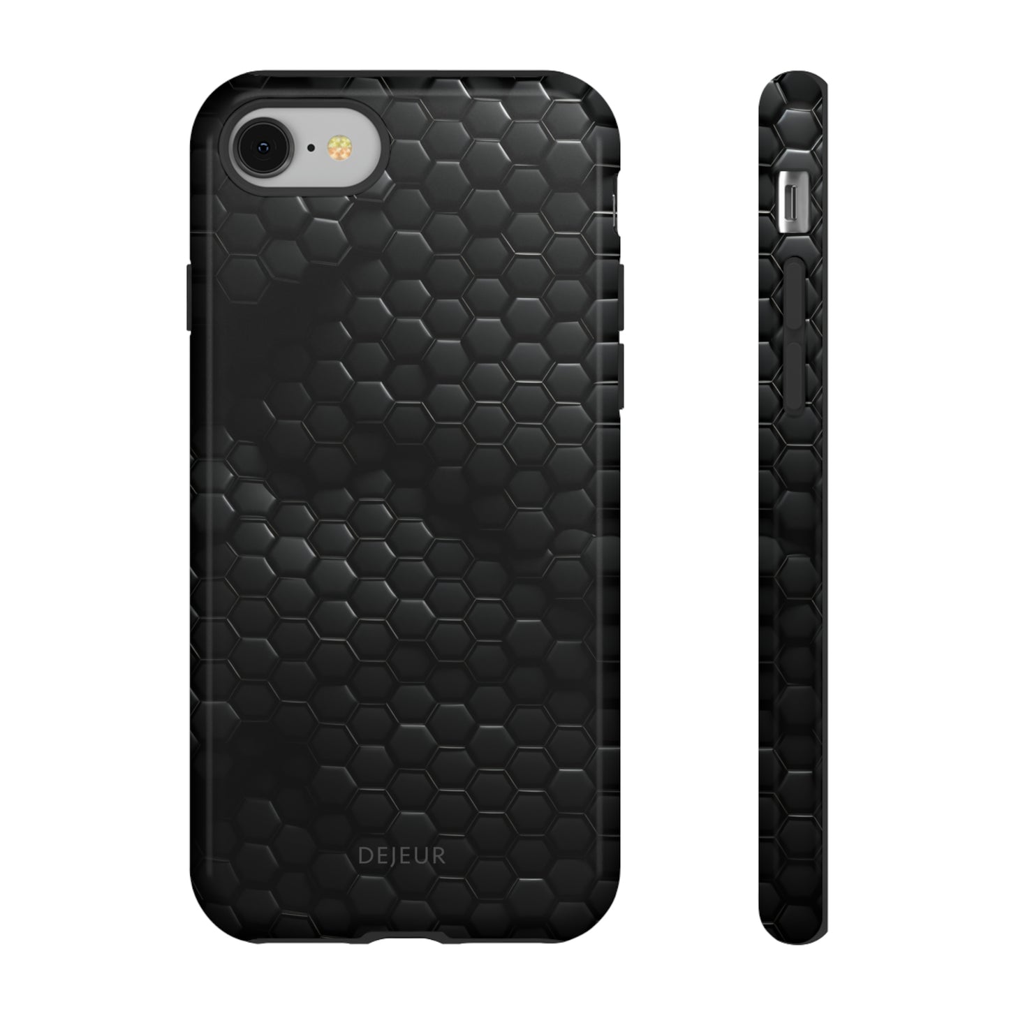 Black Carbon Matrix - iPhone Tough Case