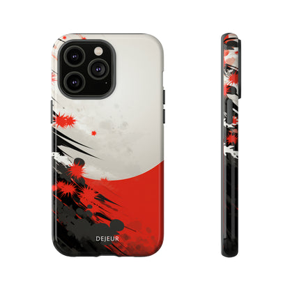 Japanese Abstract Splatter - iPhone Tough Case