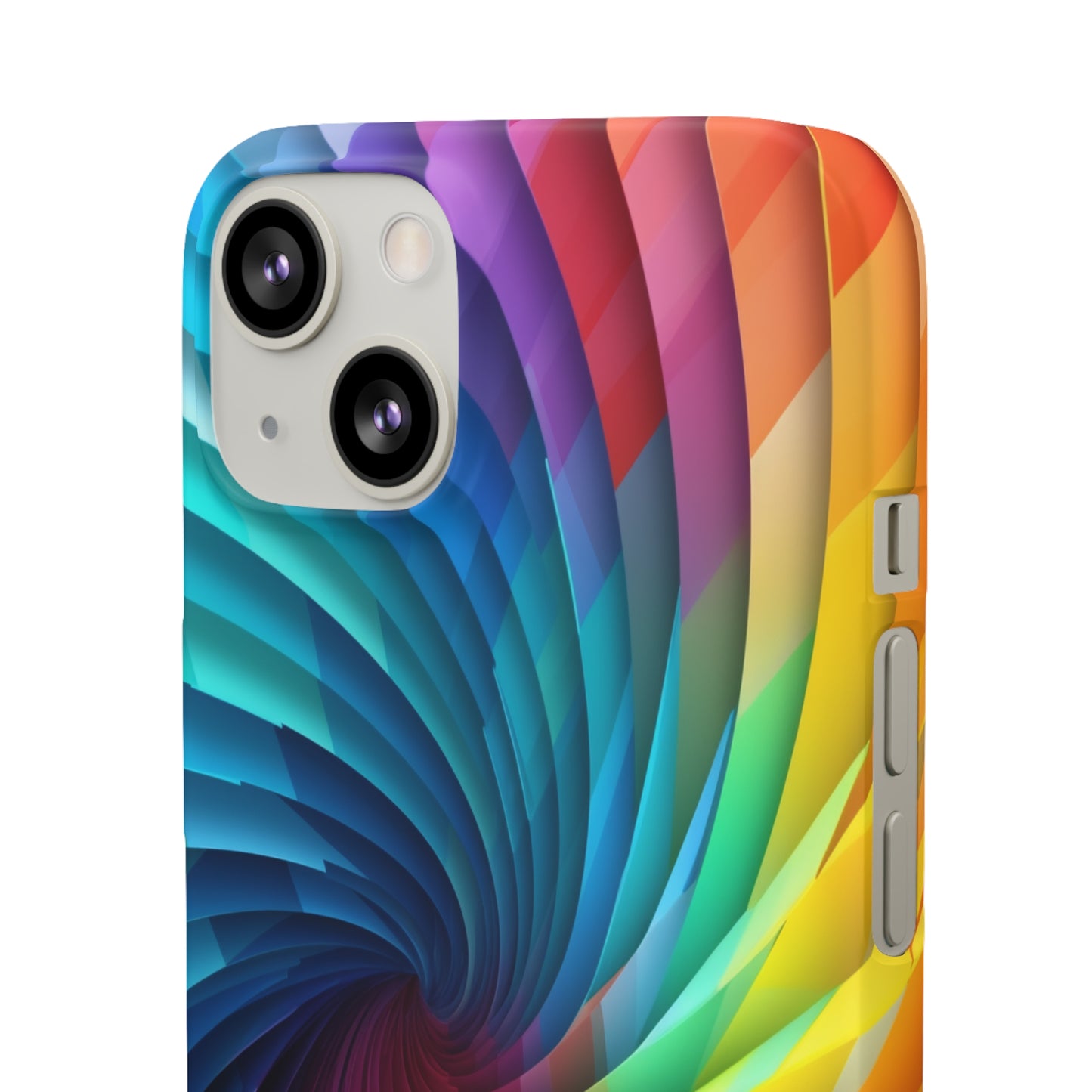 Rainbow Spiral - iPhone Snap Case