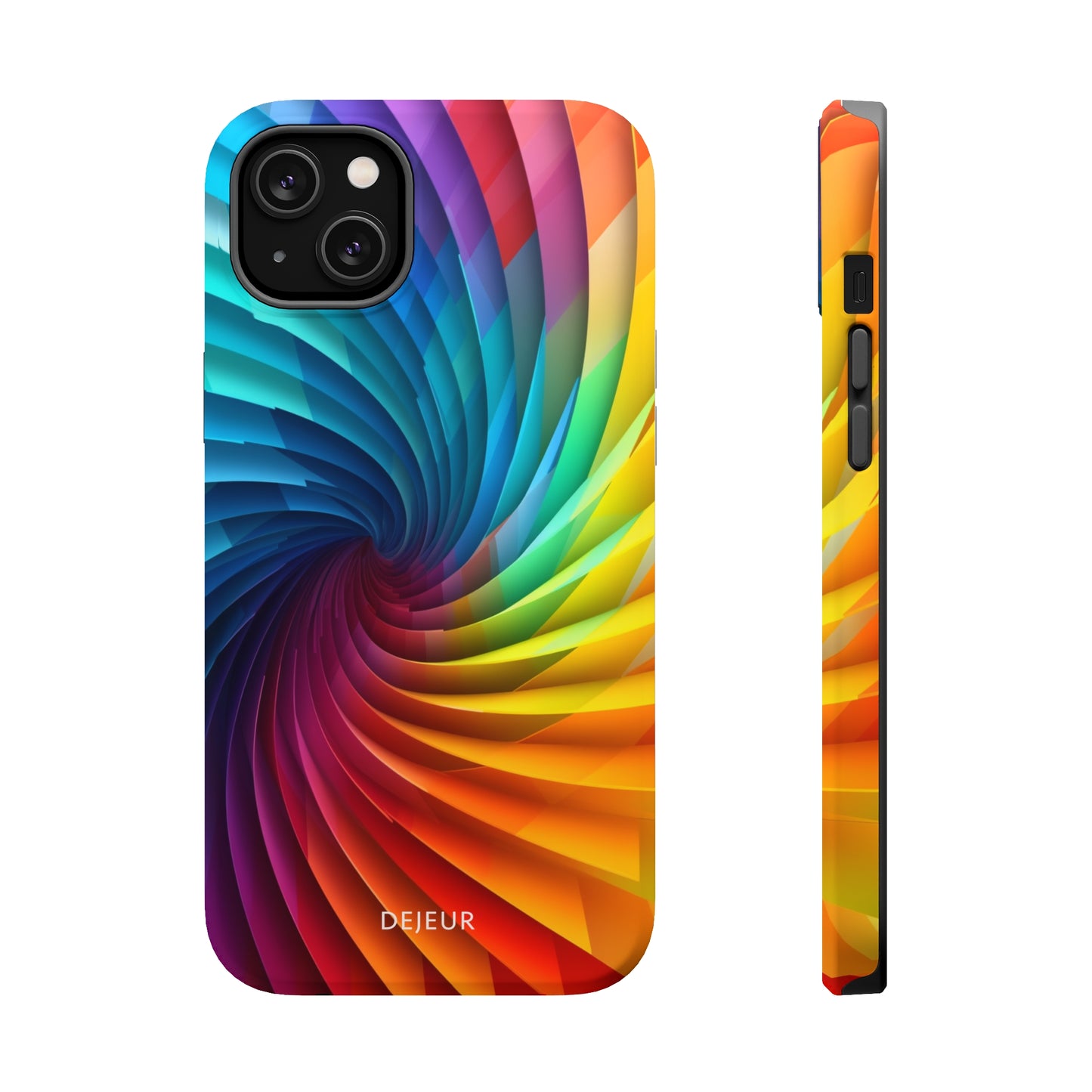 Rainbow Spiral - iPhone MagSafe Tough Case