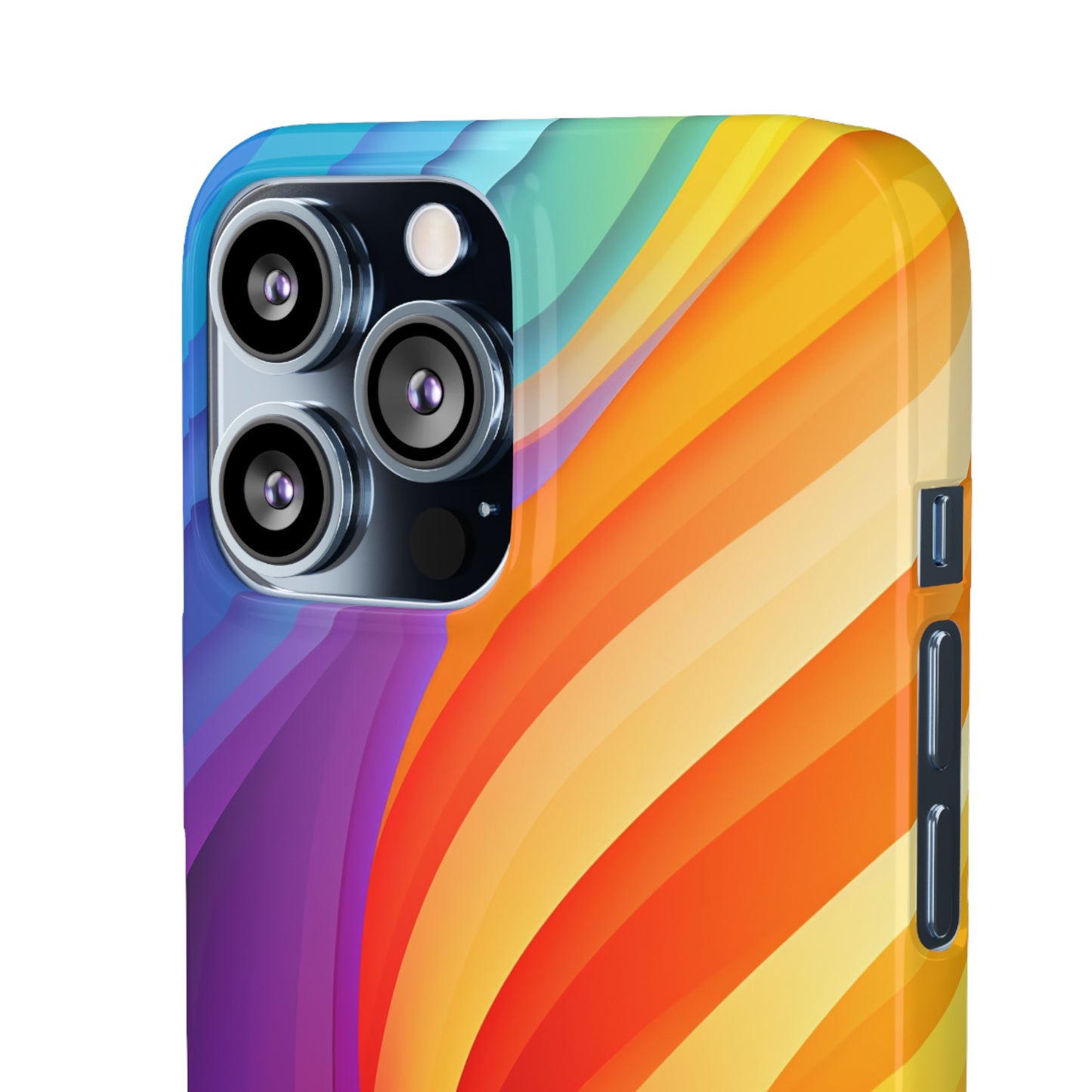 Rainbow Waves - iPhone Snap Case