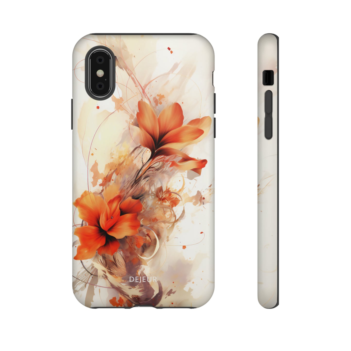 Classic Floral Beige - iPhone Tough Case