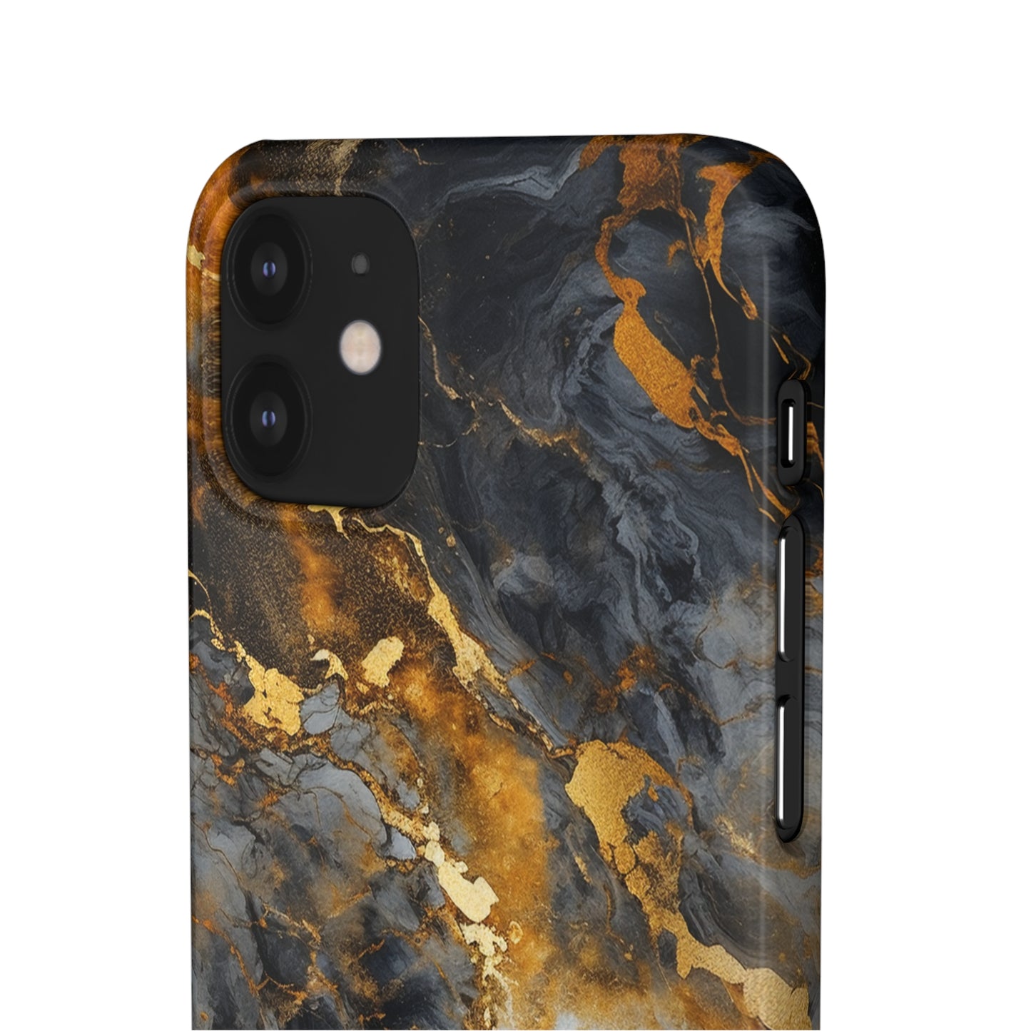 Platinum Gold Marble - iPhone Snap Case