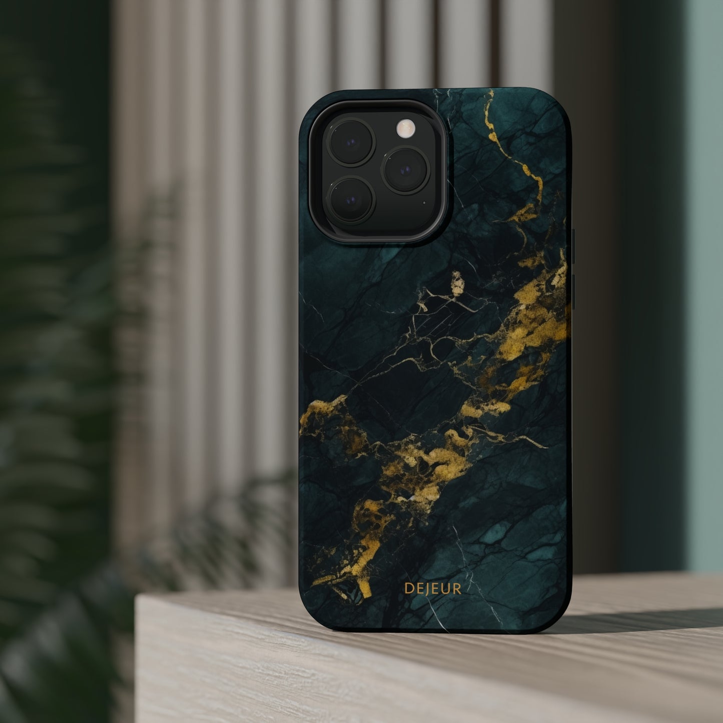 Gold Shadow Marble - iPhone MagSafe Tough Case