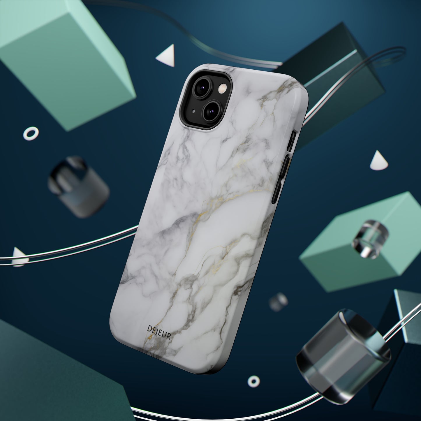 Touch of Gold Classic Marble - iPhone MagSafe Tough Case