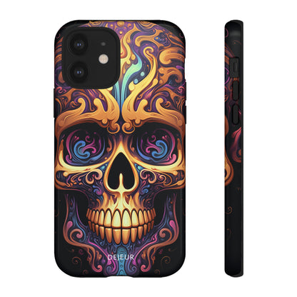 Paisley Skull - iPhone Tough Case