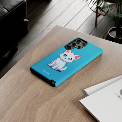 Blue Eyed Cutey Cat - Samsung Galaxy Tough Case