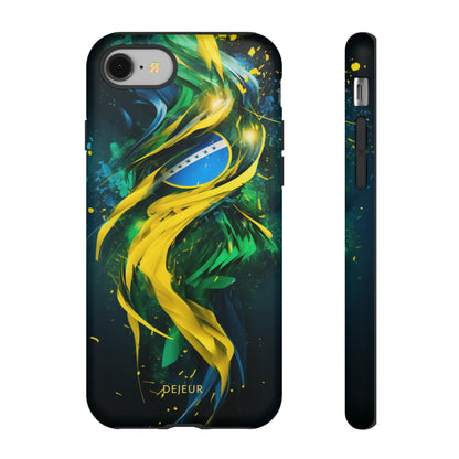 Brazil Splatter Design - iPhone Tough Case