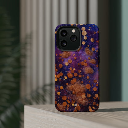 Cosmic Glitter Circles - iPhone MagSafe Tough Case