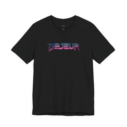 Dejeur Retro-Futuristic Circuitry Logo - T-Shirt