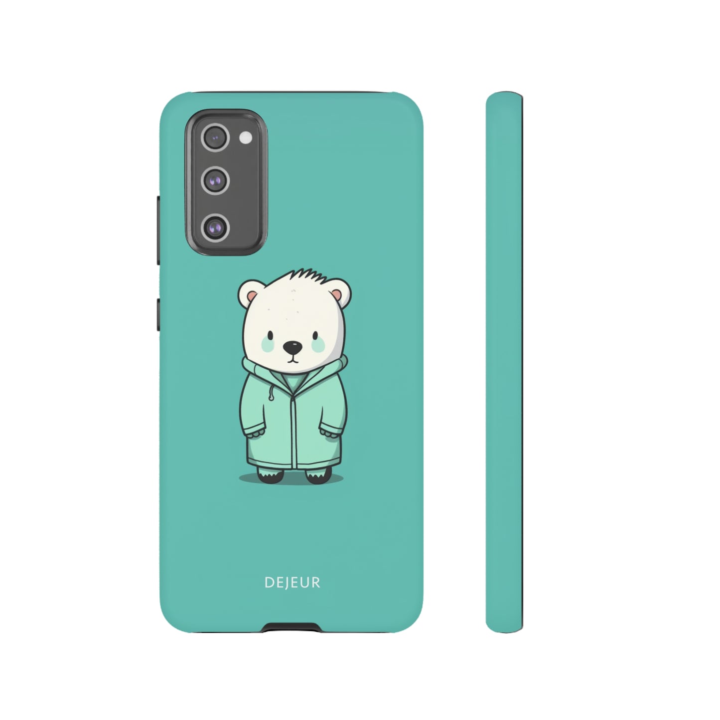 Aqua Coat Bear - Samsung Galaxy Tough Case