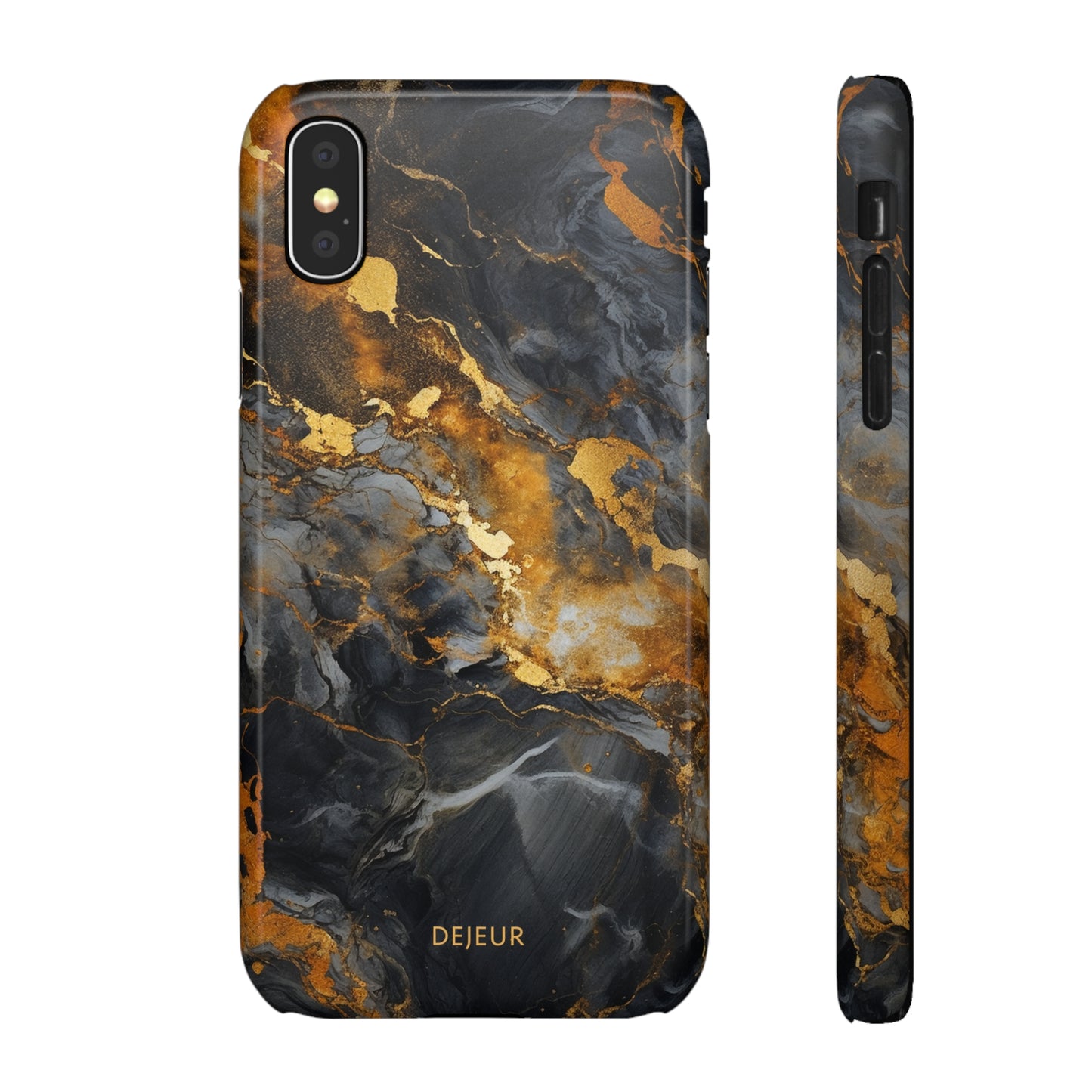 Platinum Gold Marble - iPhone Snap Case