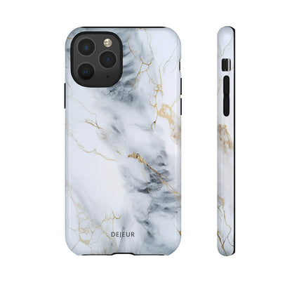 White Gold Marble - iPhone Tough Case