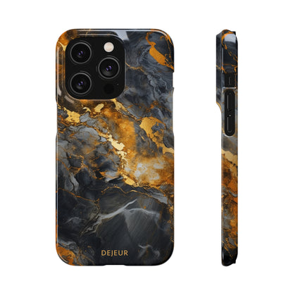 Platinum Gold Marble - iPhone Snap Case