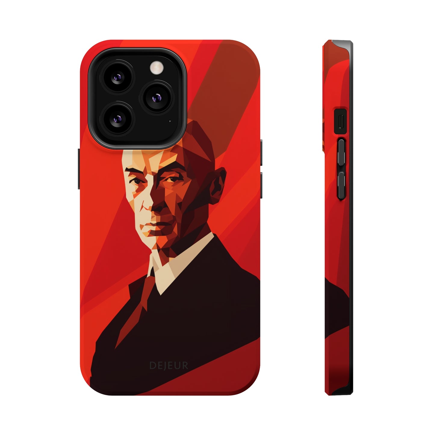 Oppenheimer Minimalist Portrait - iPhone MagSafe Tough Case