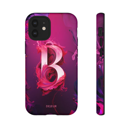 B Pink Splash - iPhone Tough Case