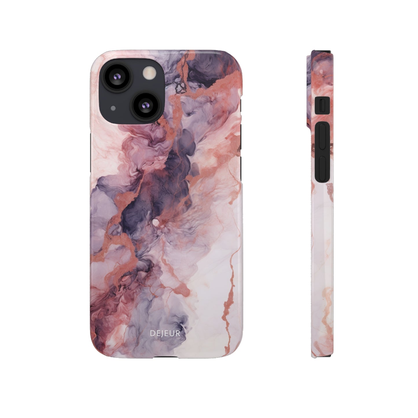 Royal Purple Marble - iPhone Snap Case