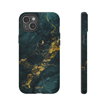 Gold Shadow Marble - iPhone Tough Case