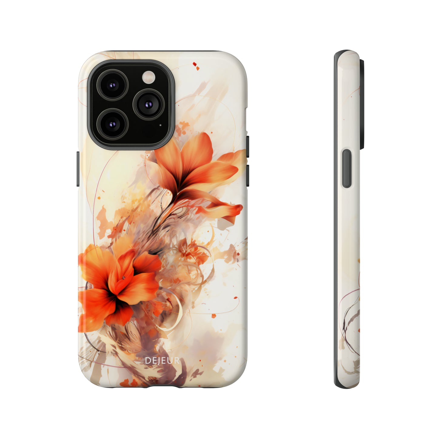 Classic Floral Beige - iPhone Tough Case