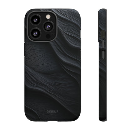 Charcoal Ripples - iPhone Tough Case