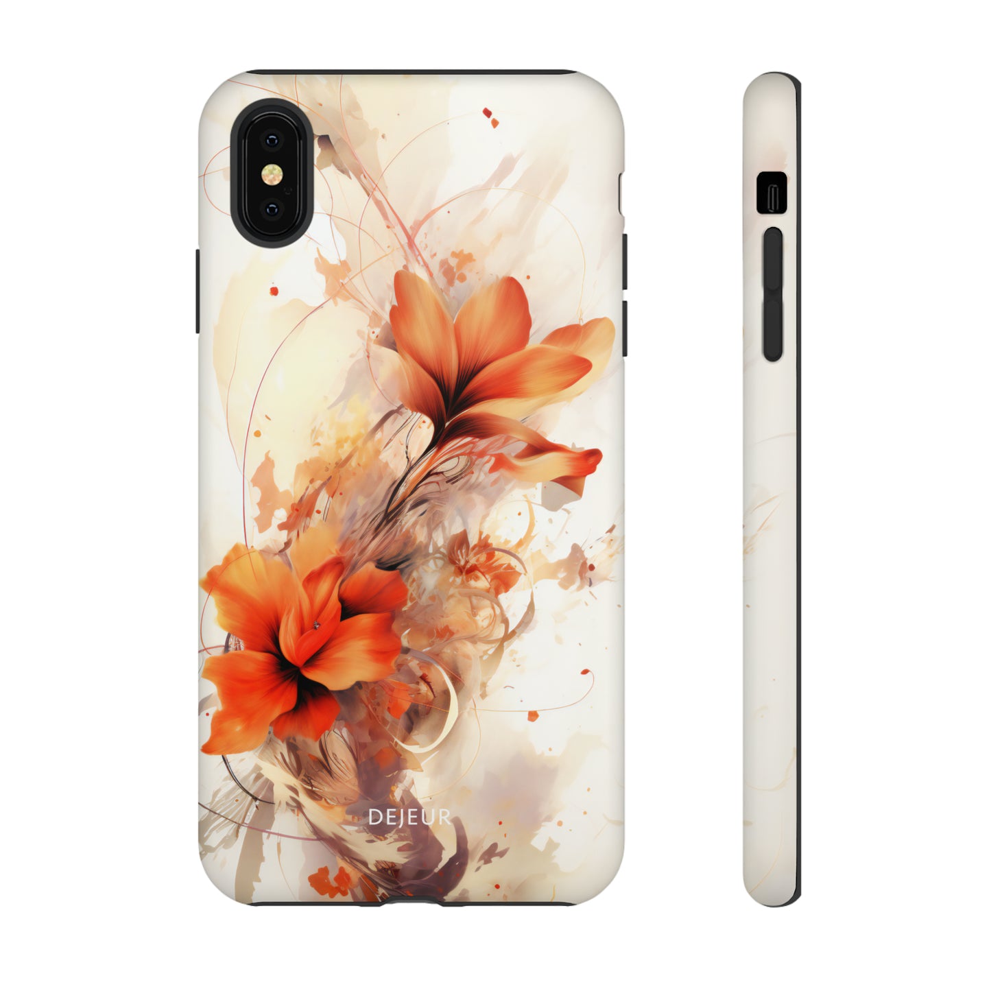 Classic Floral Beige - iPhone Tough Case