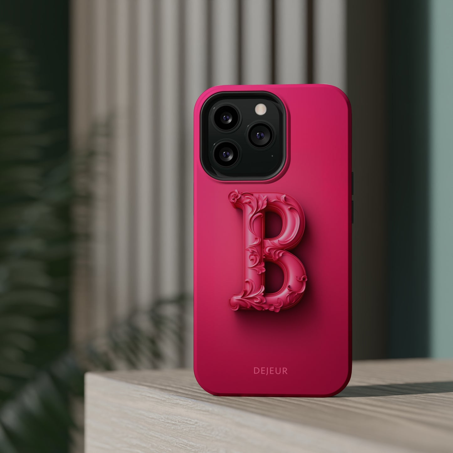 B Hot Pink - iPhone MagSafe Tough Case