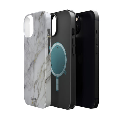 Touch of Gold Classic Marble - iPhone MagSafe Tough Case