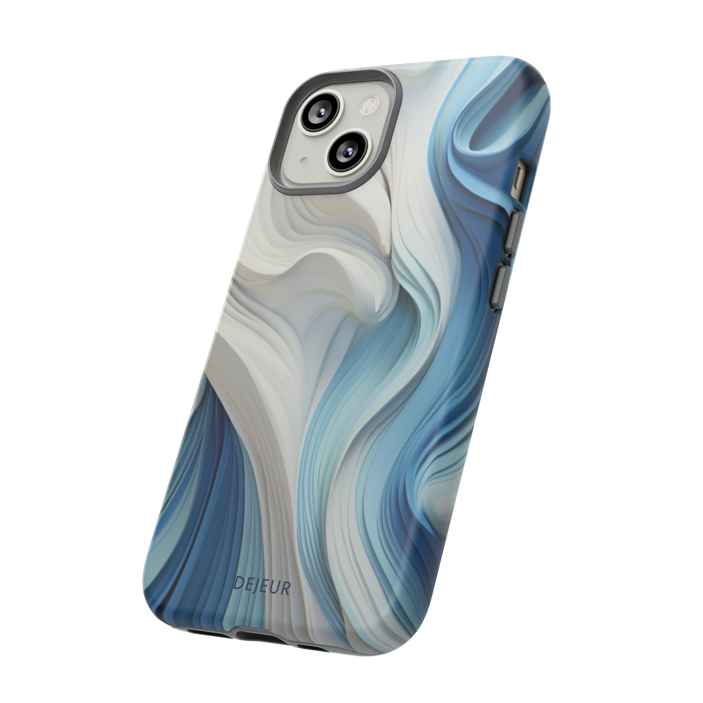 Blue Cream Ripple - iPhone Tough Case