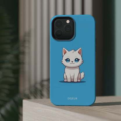 Little Blue Eyed Cat - iPhone MagSafe Tough Case