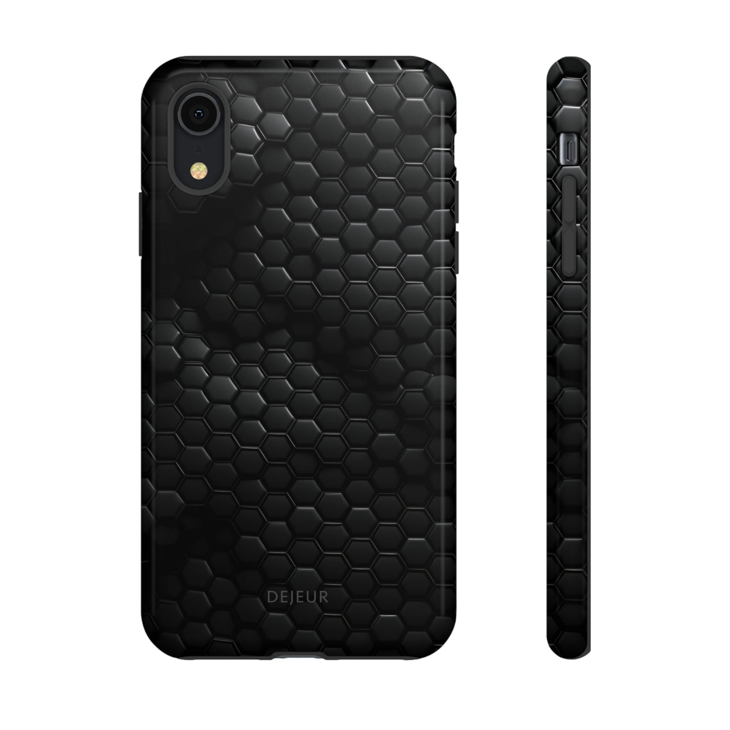 Black Carbon Matrix - iPhone Tough Case