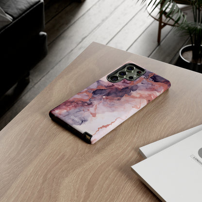 Royal Purple Marble - Samsung Galaxy Tough Case