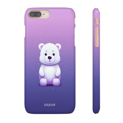 Violet Bear - iPhone Snap Case