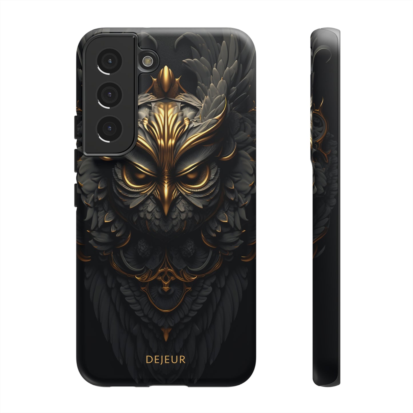 Golden Dark Owl - Samsung Galaxy Tough Case