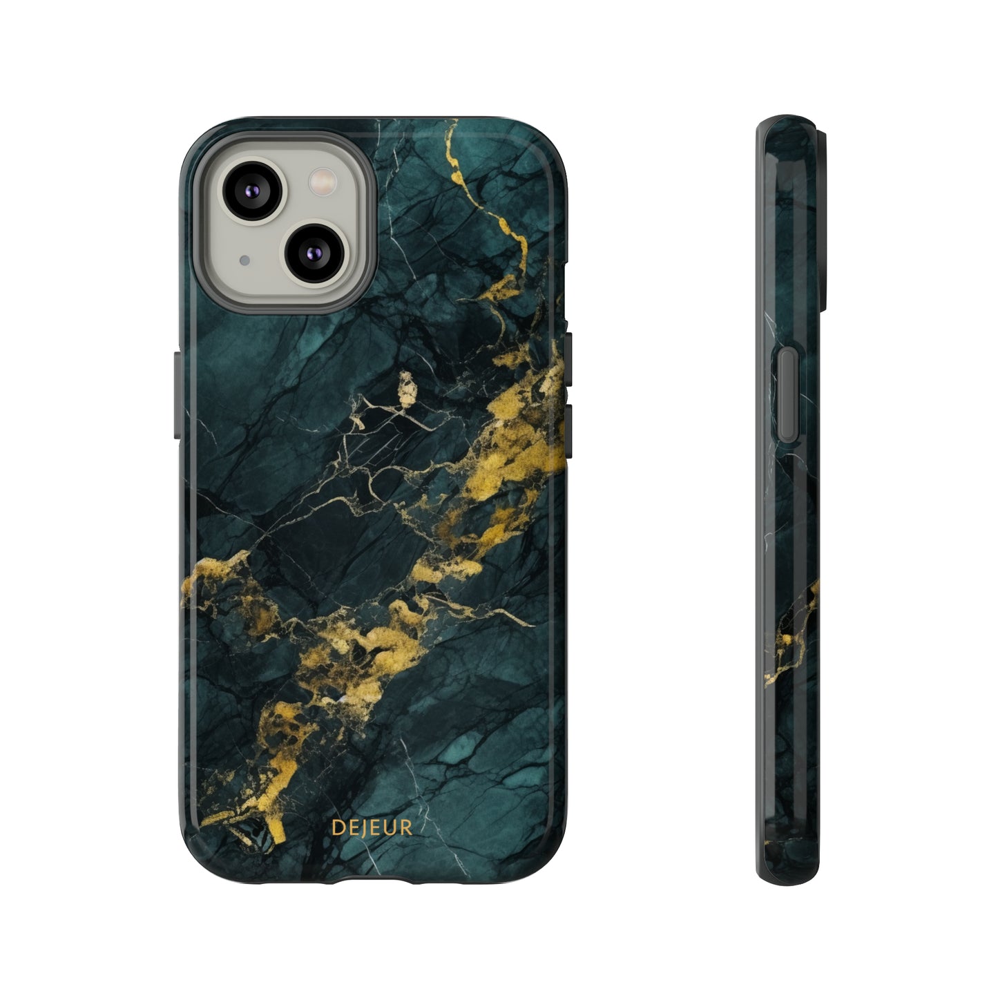 Gold Shadow Marble - iPhone Tough Case