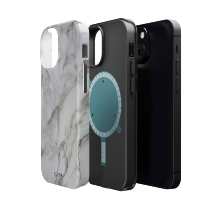 Touch of Gold Classic Marble - iPhone MagSafe Tough Case