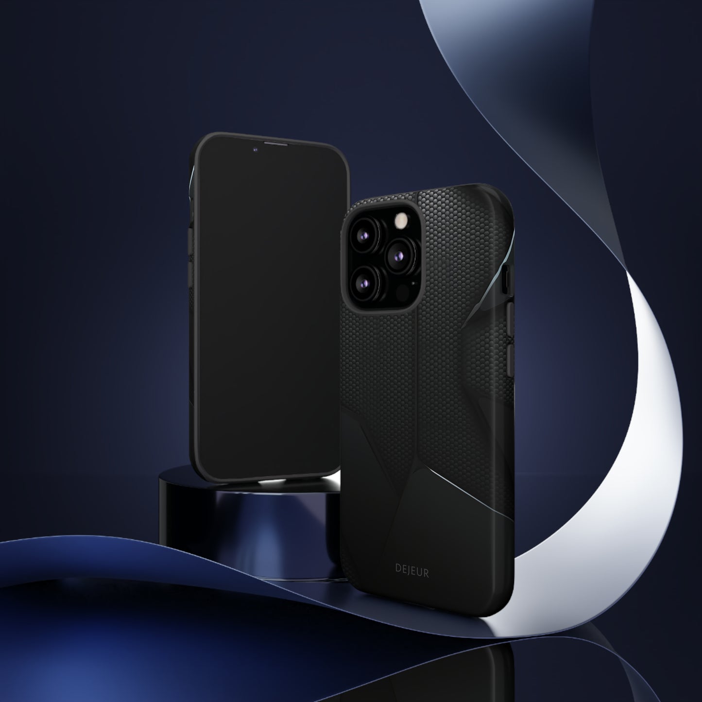 Dark Carbon - iPhone Tough Case