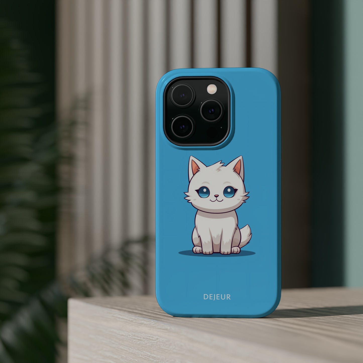 Little Blue Eyed Cat - iPhone MagSafe Tough Case