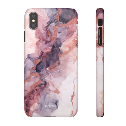 Royal Purple Marble - iPhone Snap Case