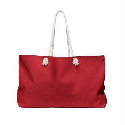 Weekender Tote Bag - Crimson Red