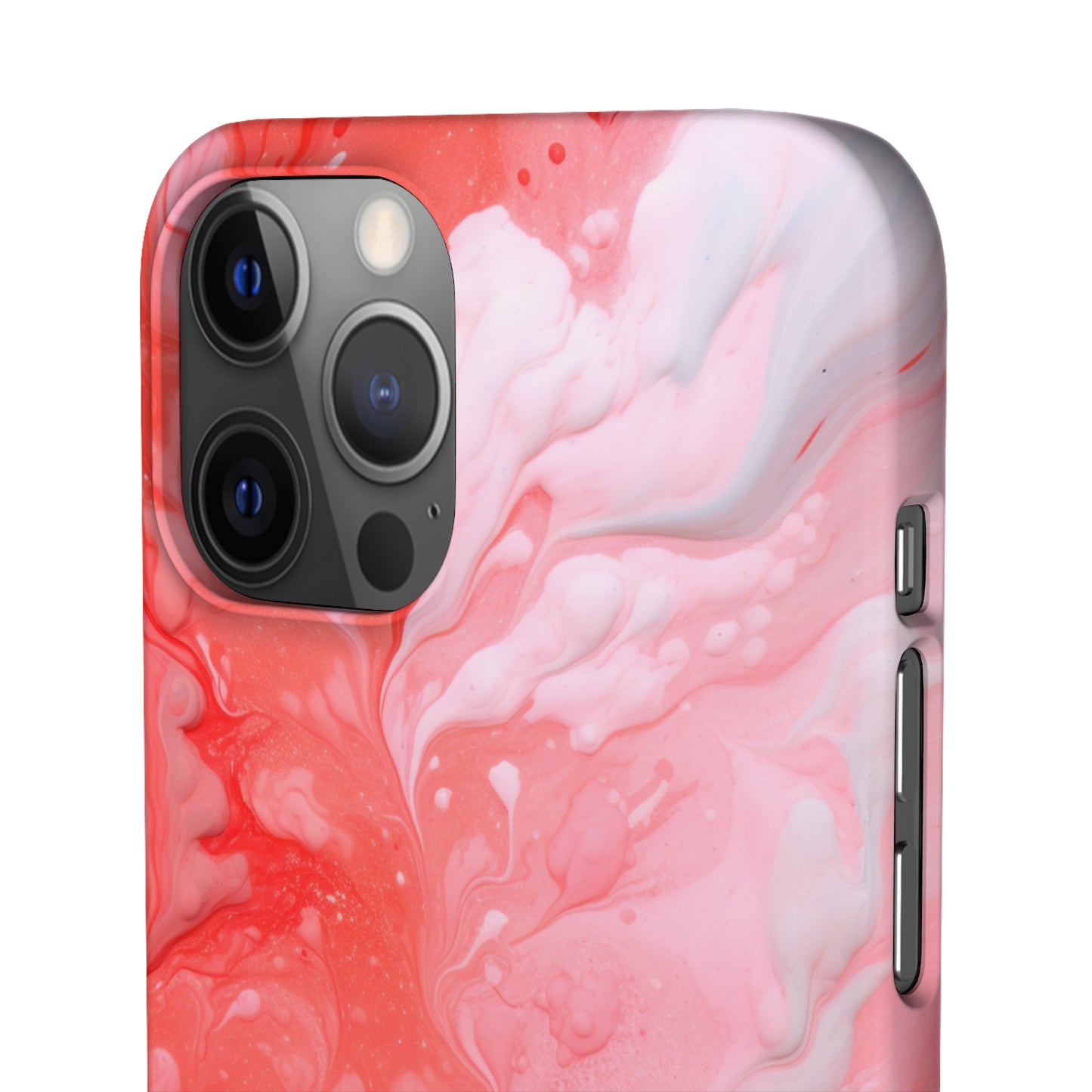 Rose Pink Marble - iPhone Snap Case