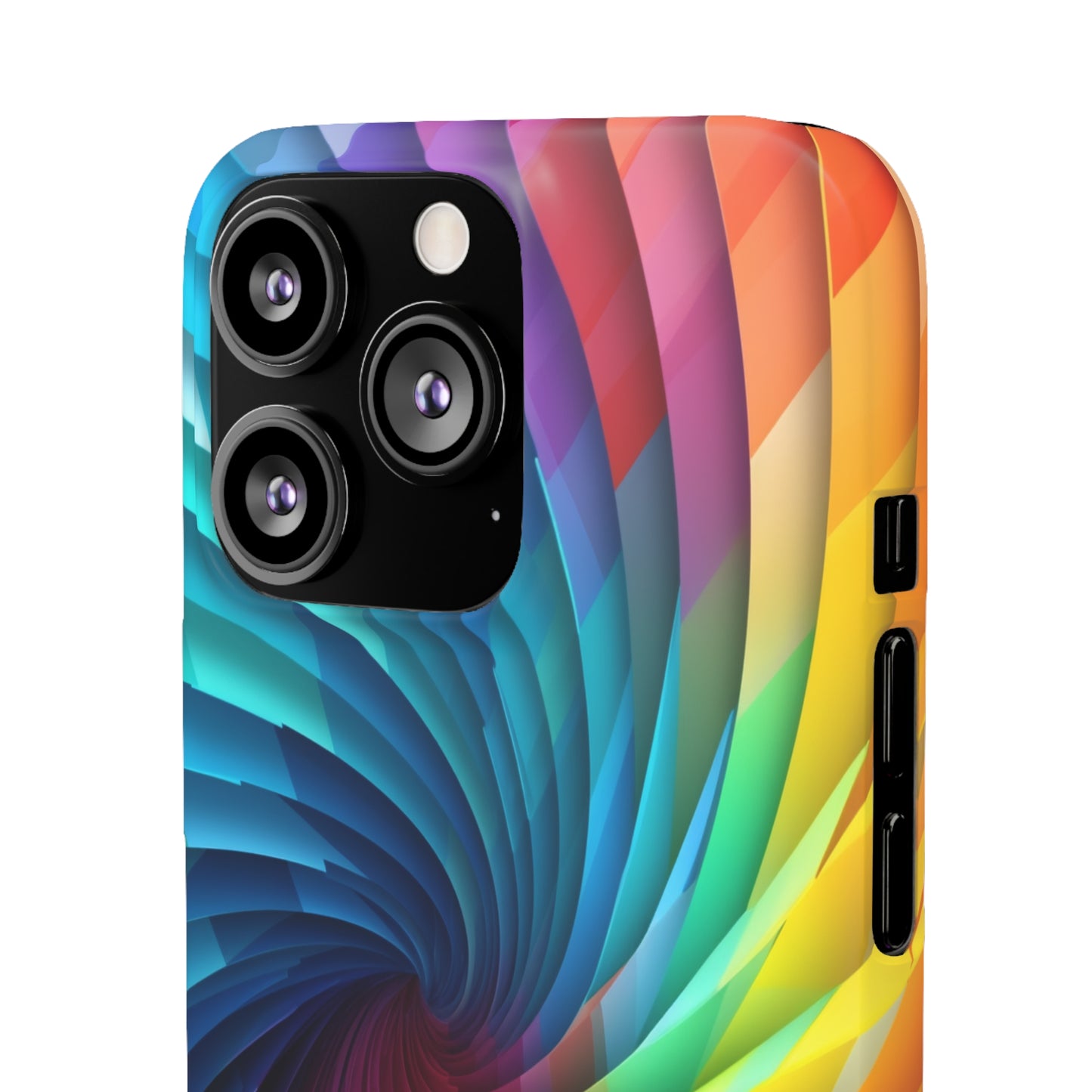 Rainbow Spiral - iPhone Snap Case