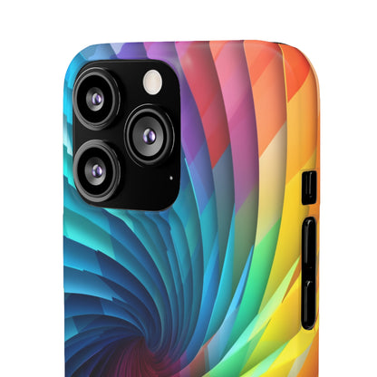 Rainbow Spiral - iPhone Snap Case