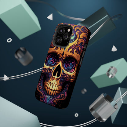 Paisley Skull - iPhone MagSafe Tough Case