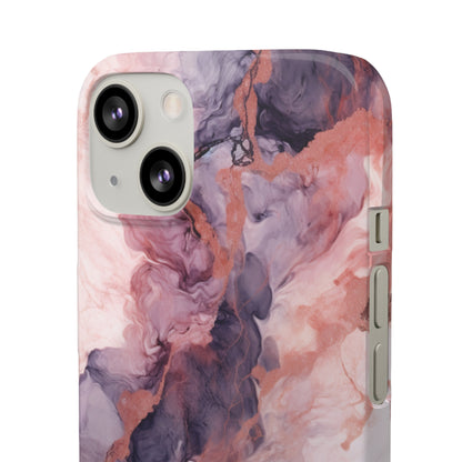 Royal Purple Marble - iPhone Snap Case